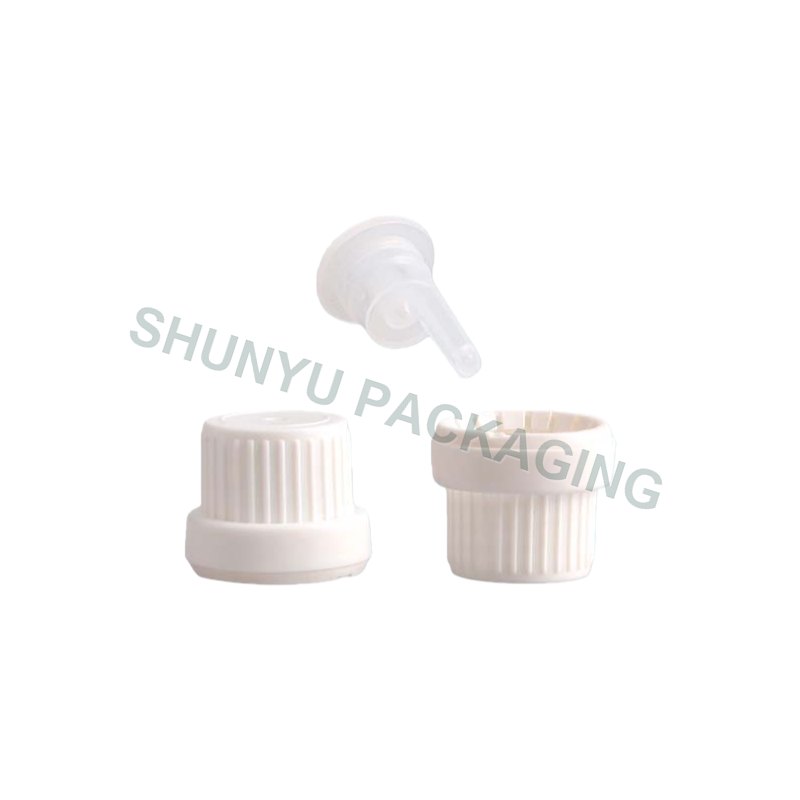 18-415 White Heavy Duty Tamper Evident Cap with LDPE Orifice Reducer Insert