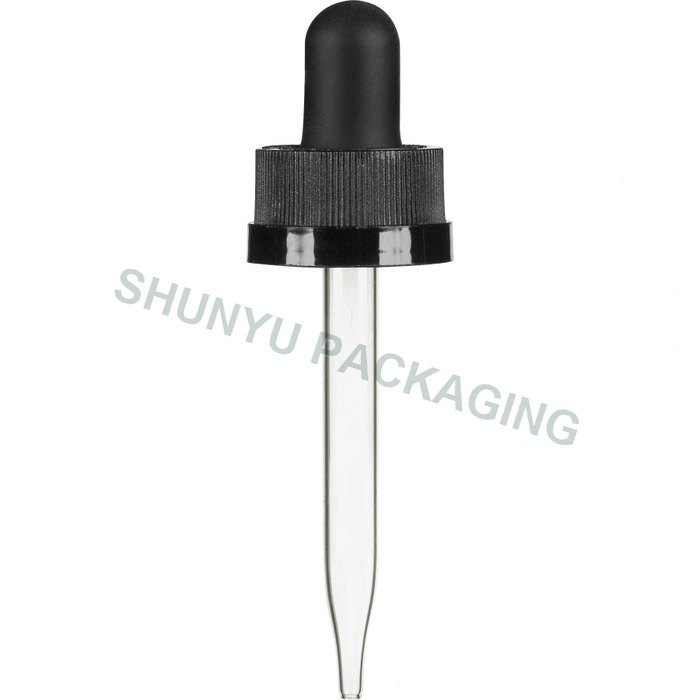 18mm 18-400 Child Resistant Glass Dropper for 1/2 oz Bottles