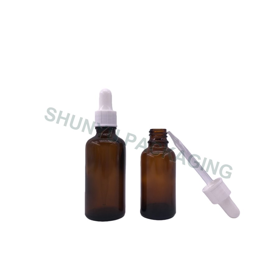 18mm 18-415 White Glass Dropper with 89mm Straight Pipette